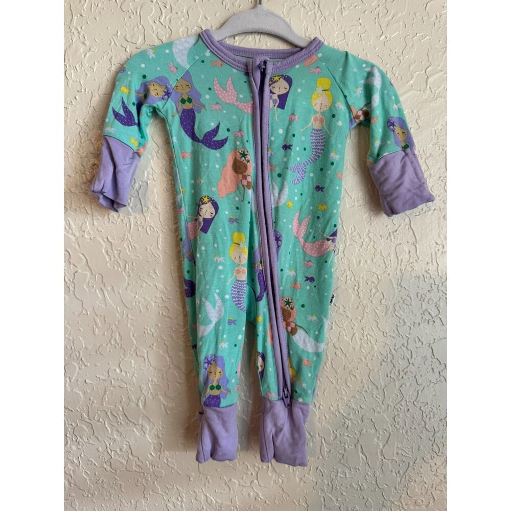 Little Sleepies "Mermaid Magic" Bamboo Zippy Pajamas Preemie